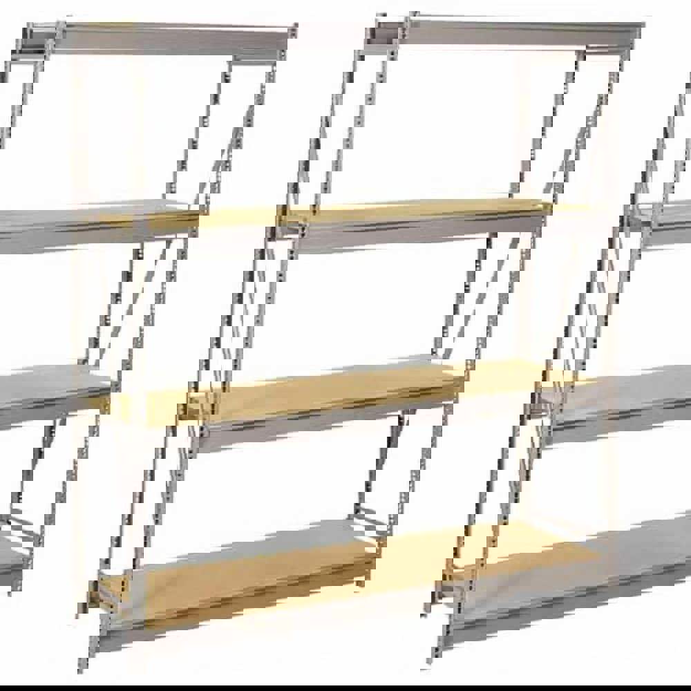 Bulk Storage Rack: 1,650 lb per Shelf, 4